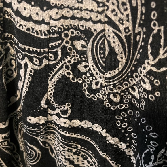 Paisley Print Sweater Dress Plus - Picture 4 of 10